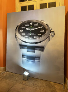 Rolex Deacons event 2022 in-situ display 1