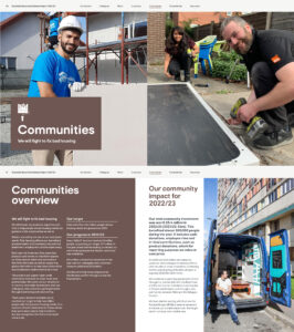 Kingfisher Responsible Business Report 2022-23 Communities sample pages