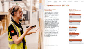 Kingfisher Responsible Business Report 2023-24 Colleagues sample page